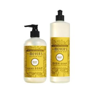 imageMrs MEYERS CLEAN DAY Variety 1 Liquid Hand Soap Snow Drop 125 OZ 1 Liquid Dish Soap Snow Drop 16 OZ 1 CTDaisy