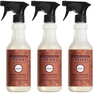 imageMrs MEYERS CLEAN DAY MultiSurface Everyday Cleaner Limited Edition Gingerbread Scent 16 Ounce Bottle Pack of 3